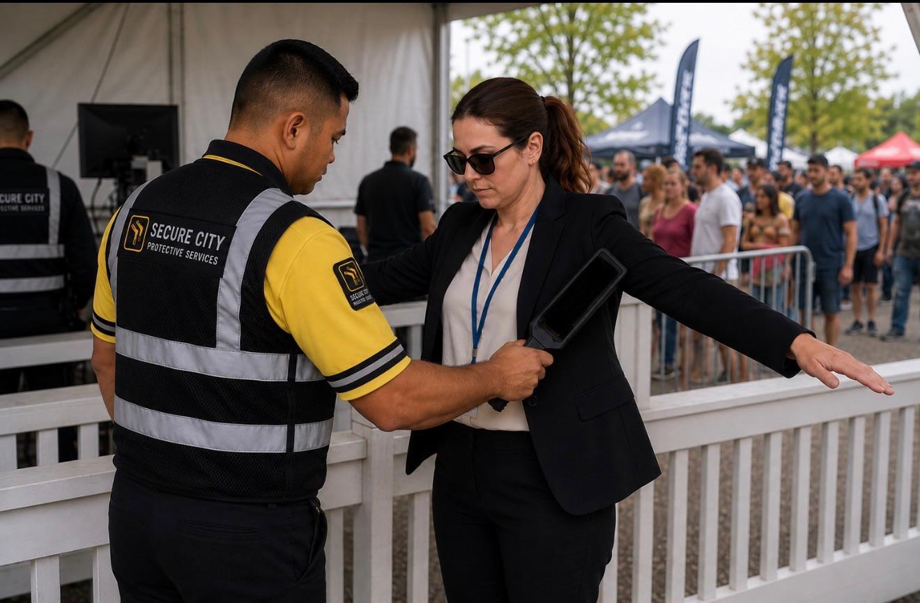 Event security wanding